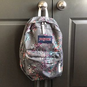 Superbreak Backpack in Shady Grey Sprinkled Floral